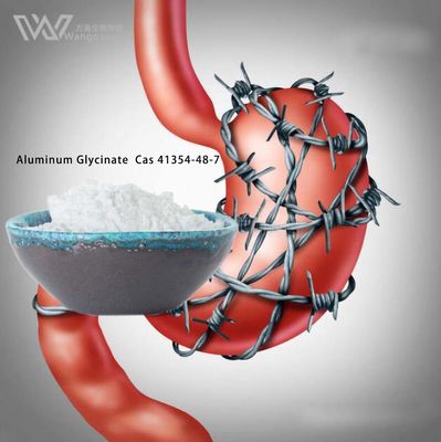 Cas 41354-48-7 Aluminum Glycinate Gastric Duodenal Ulcers Treatment