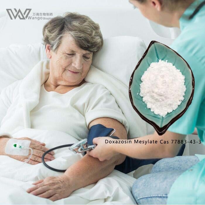 Doxazosin Mesylate API Active Pharmaceutical Ingredient 99% Hypotensive 77883-43-3